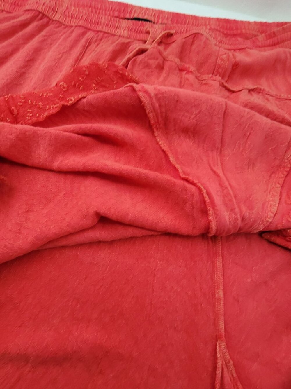 Catherines Outfit 3X Red Beaded Embroidered Maxi Skirt & Blouse Top Shirt Set - Picture 14 of 16